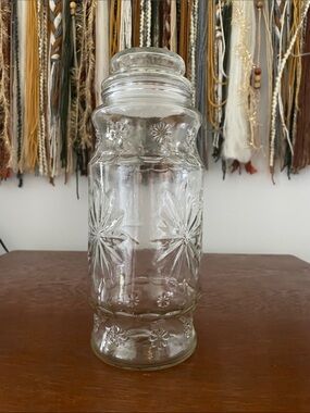 Vintage planters peanut jar with lid